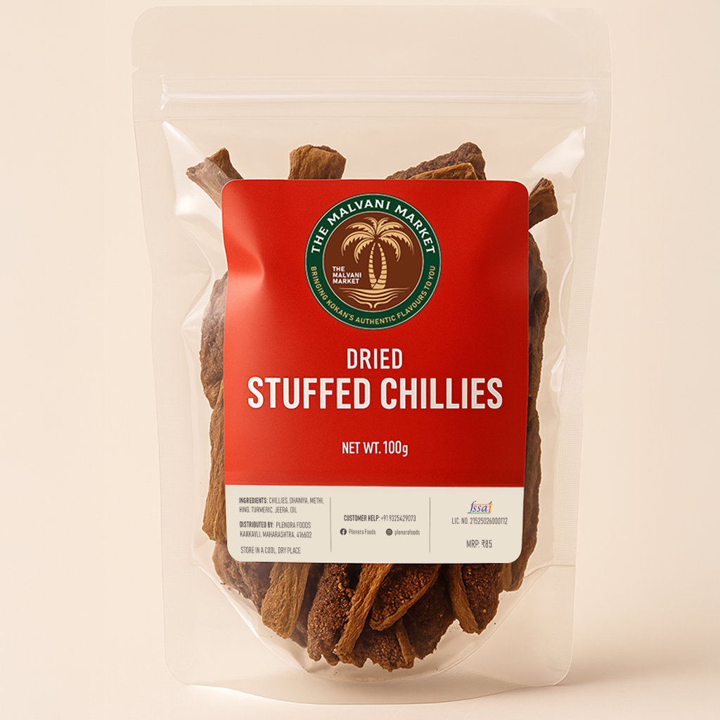 Dried stuff chillies